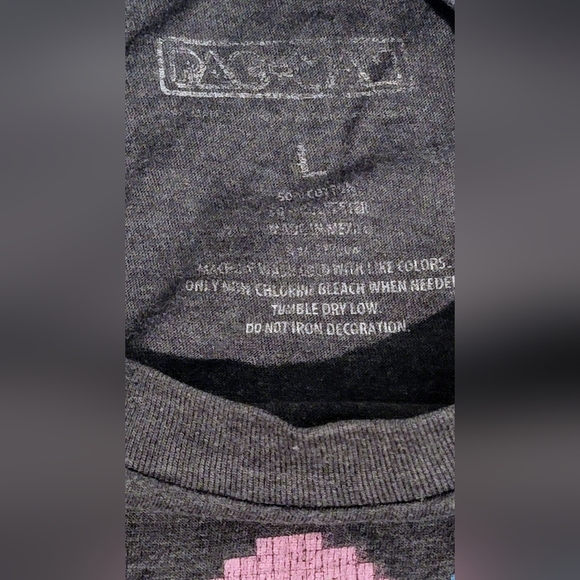 Mens Pac-Man Graphic T-Shirt Sz L - Picture 3 of 4